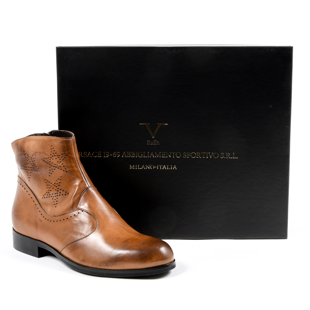 V 1969 Italia Stivaletto da donna marrone COURT