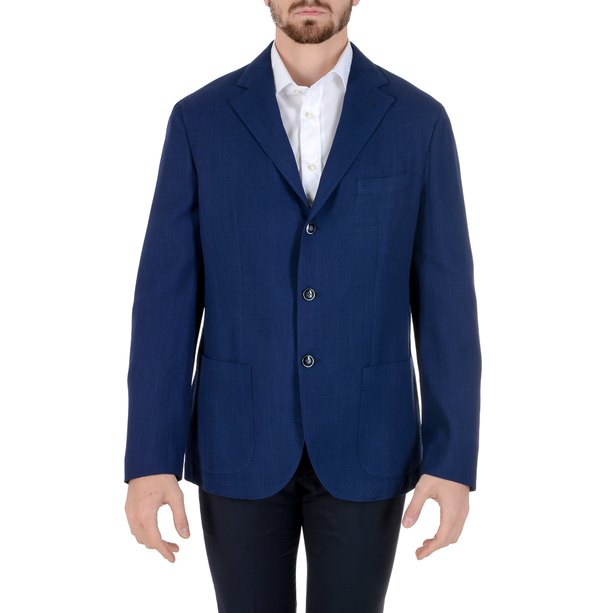 Barba Napoli Giacca Uomo Maniche Lunghe Blu