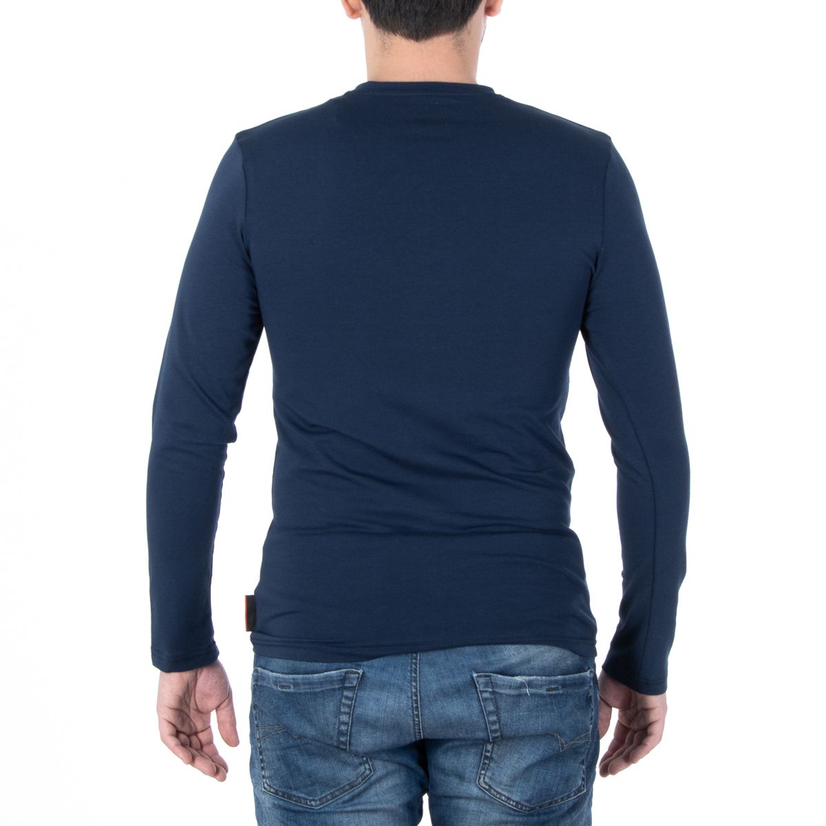 Andrew Charles By Andy Hilfiger T-shirt uomo LS TS160 031002 SELMA NAVY 003