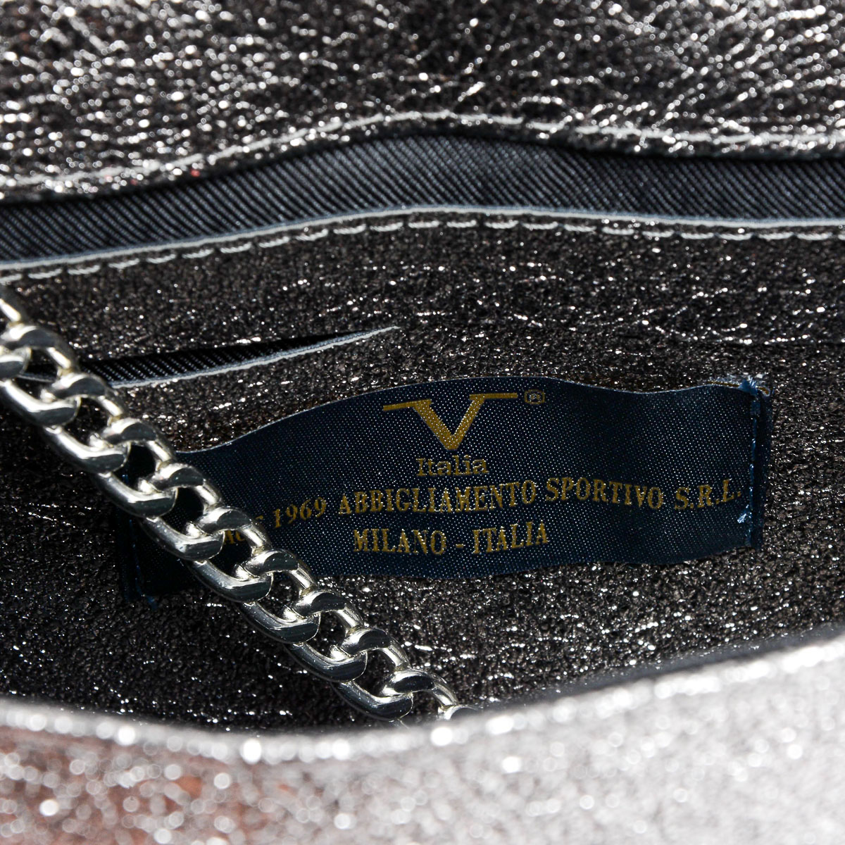 V 1969 Italia Borsa da donna argento PANAMA