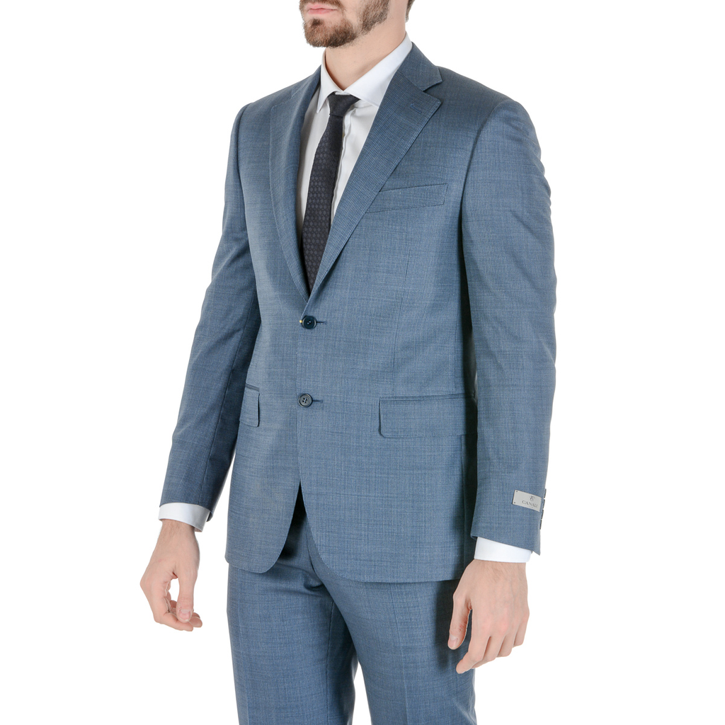 Abito da uomo Canali maniche lunghe azzurro