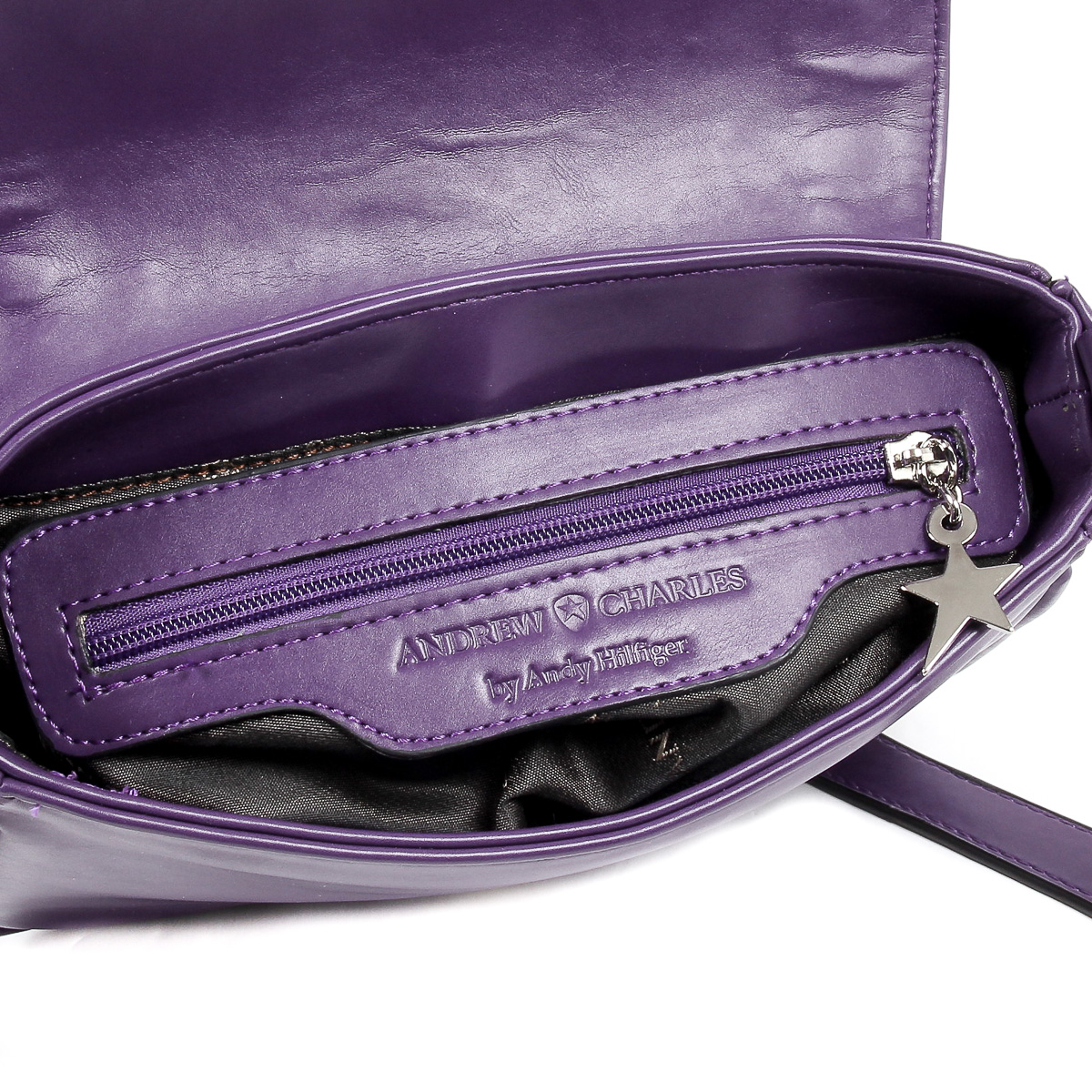 Borsa a mano da donna Andrew Charles viola SKYLA