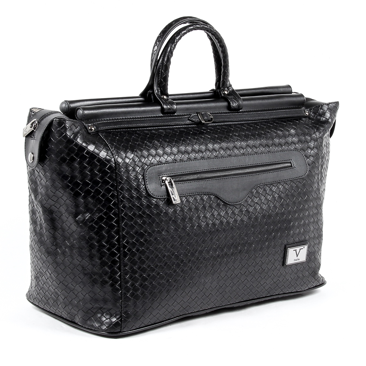 V 1969 Italia Borsa da uomo nera GARY