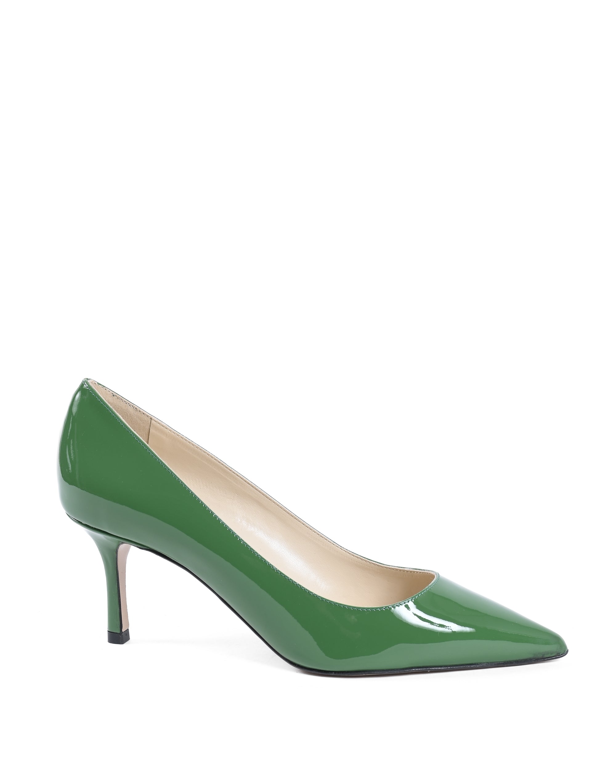 19V69 Italia Scarpe da donna con tacco verde scuro INES65 DARK OLIVE