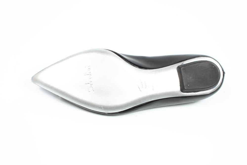 Ballerina da donna Sebastian Milano S2914M VERNICE NERA+NIKEL