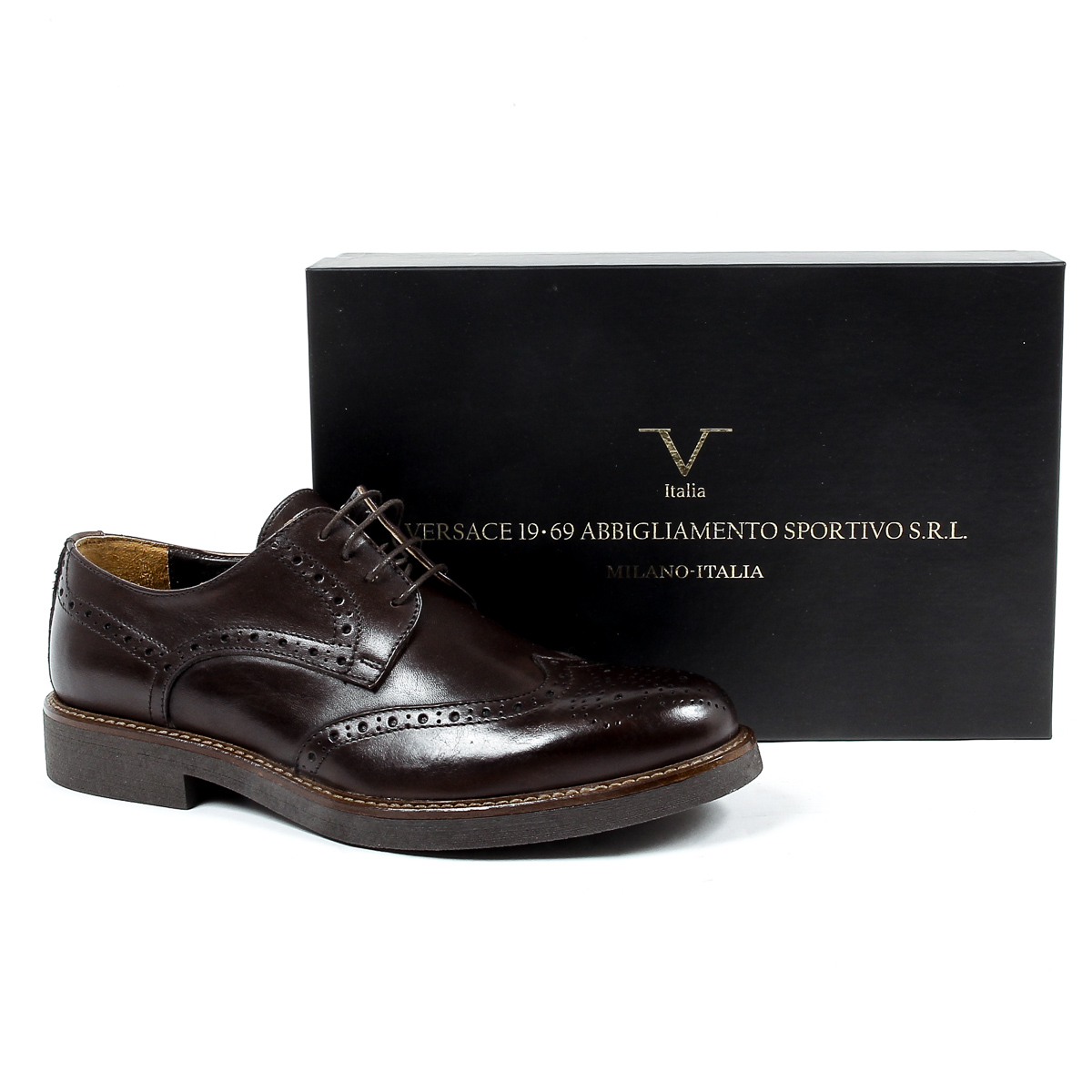 V 1969 Italia Scarpa Oxford Brogue da uomo