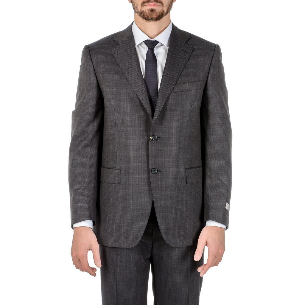 Abito da uomo Canali maniche lunghe grigio scuro