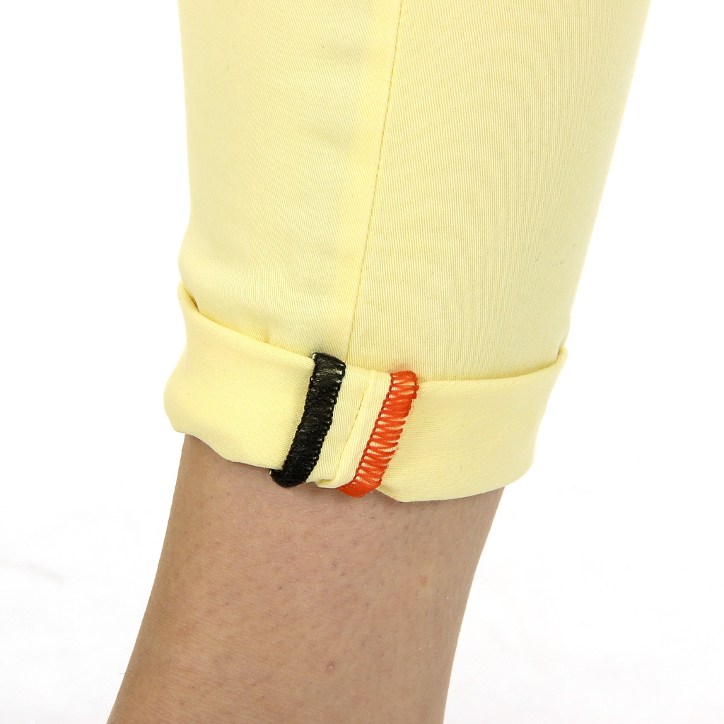 Pantaloni da donna Andrew Charles gialli CLAIRE