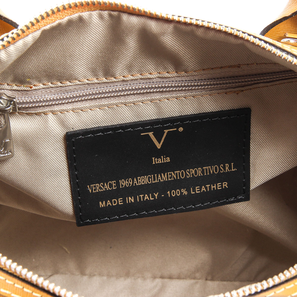 V 1969 Italia Borsa da donna V014-S SAFFIANO SENAPE V2