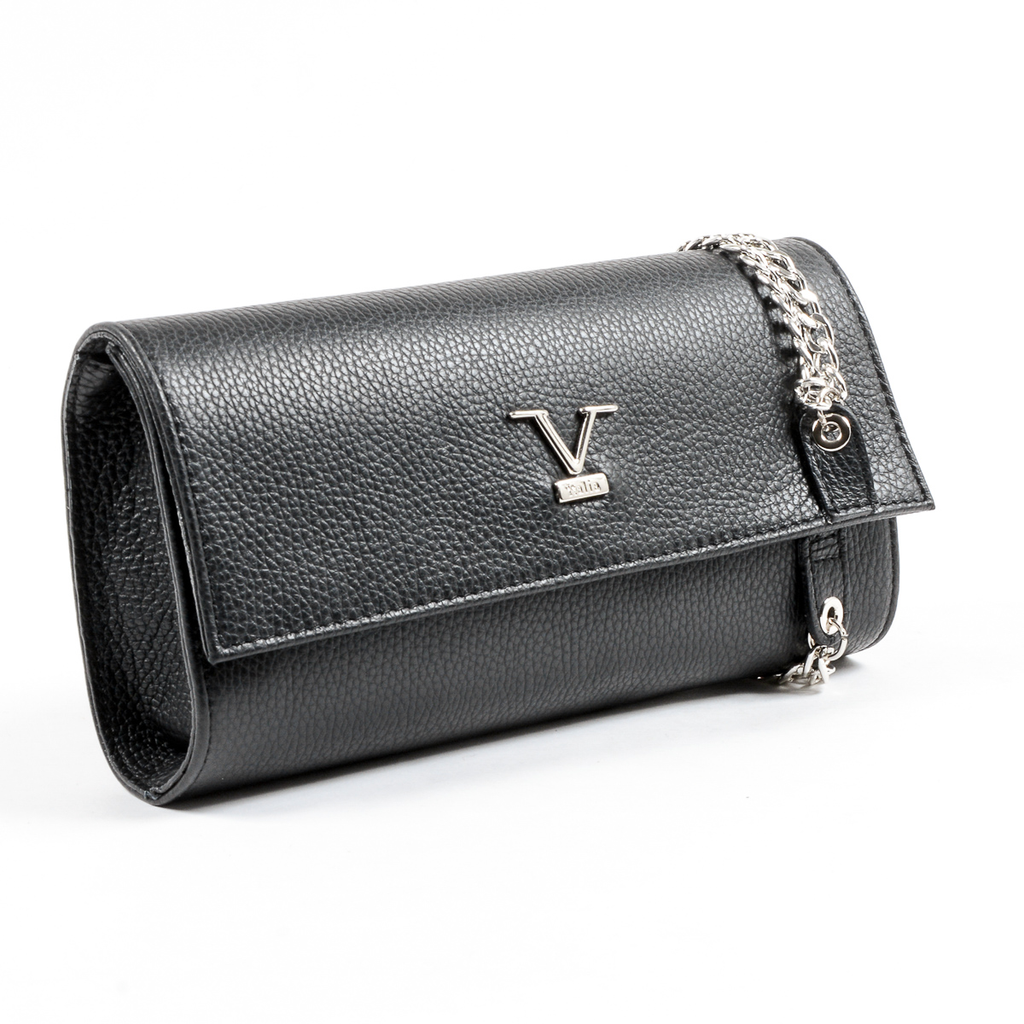 V 1969 Italia Borsa da donna nera ROMA