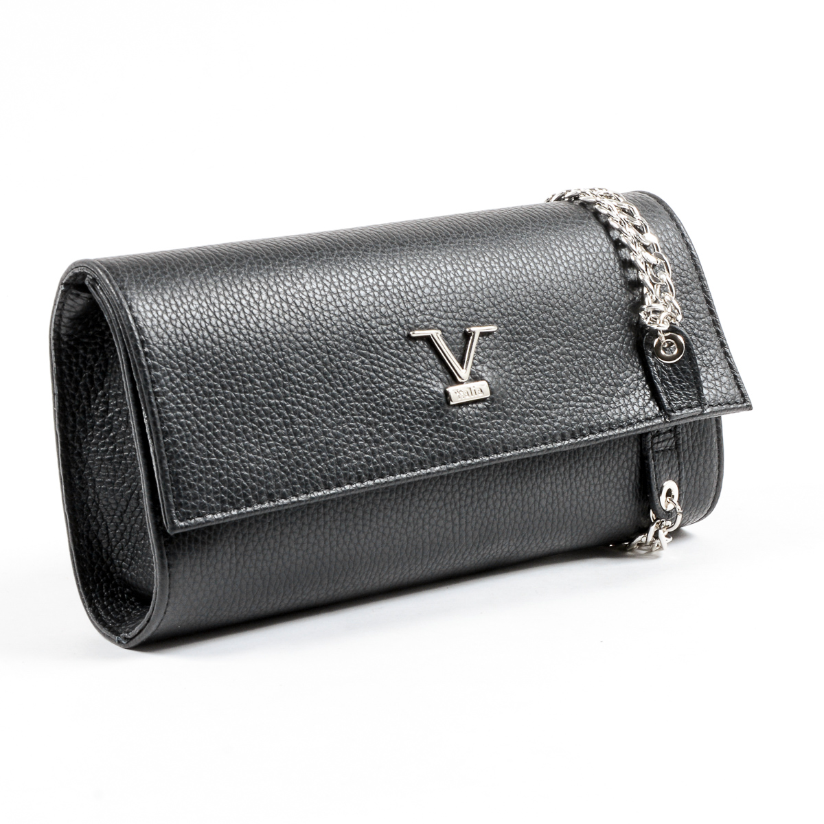 V 1969 Italia Borsa da donna nera ROMA