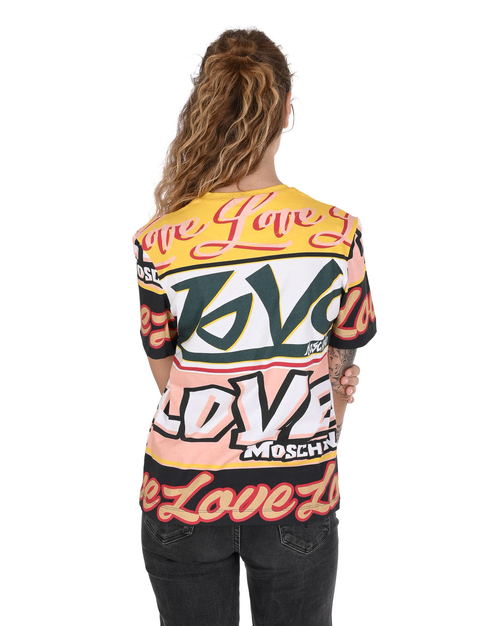 Love Moschino T-Shirt Donna W 4 H06 30 M 3876 4031 MULTILOGHI