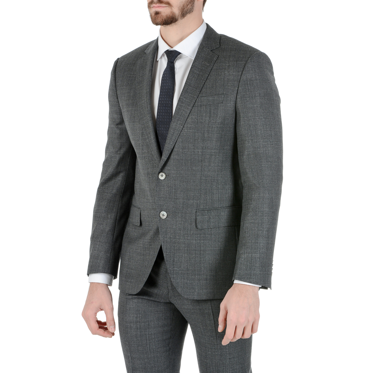 Abito da uomo Hugo Boss grigio HUTSON GANDER