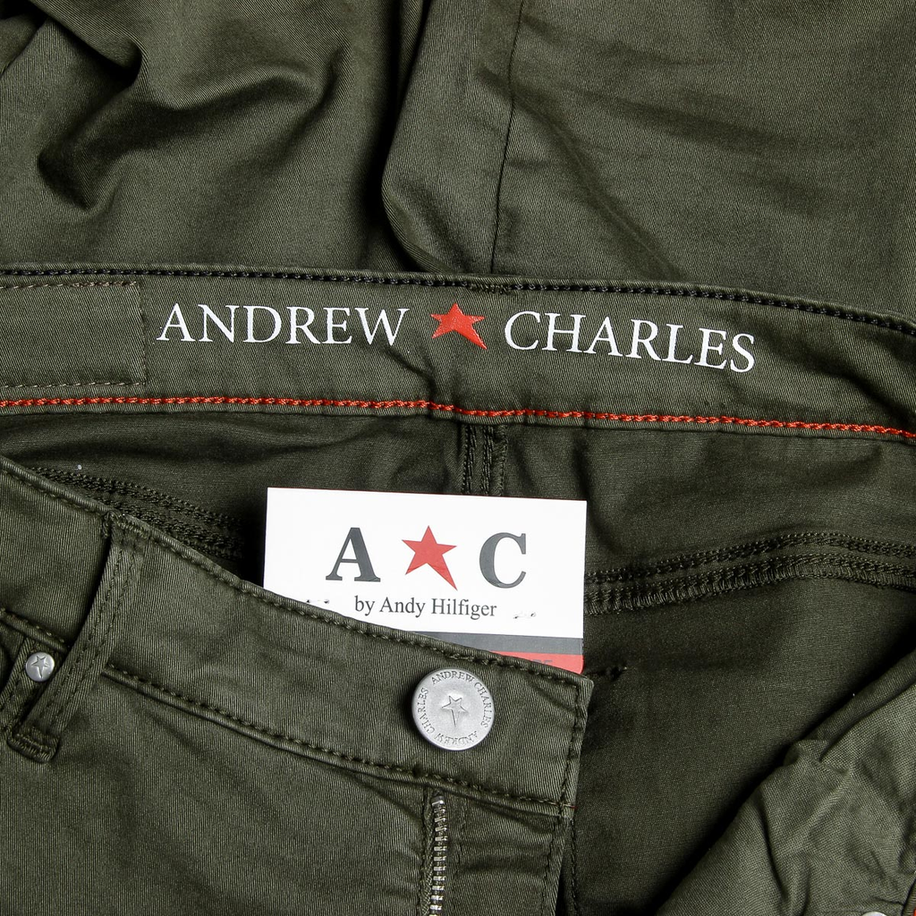 Pantaloni da donna Andrew Charles verdi CLAIRE