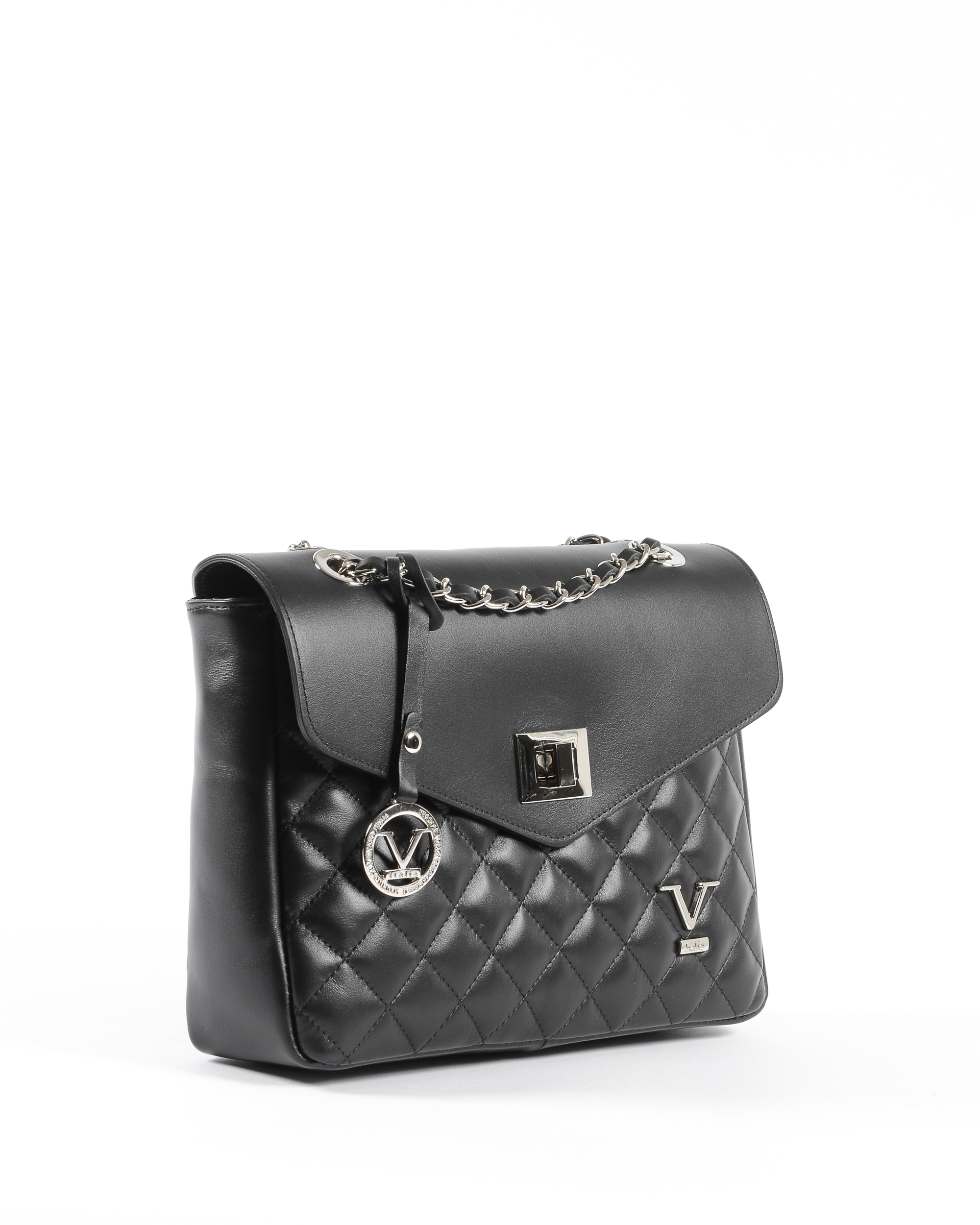 V 1969 Italia Borsa da donna nera BEATRICE