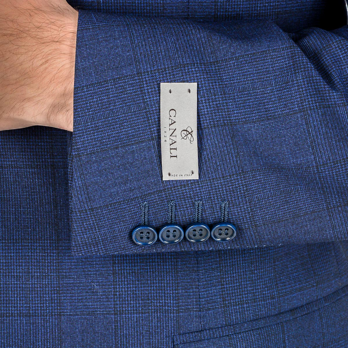 Abito da uomo Canali maniche lunghe blu