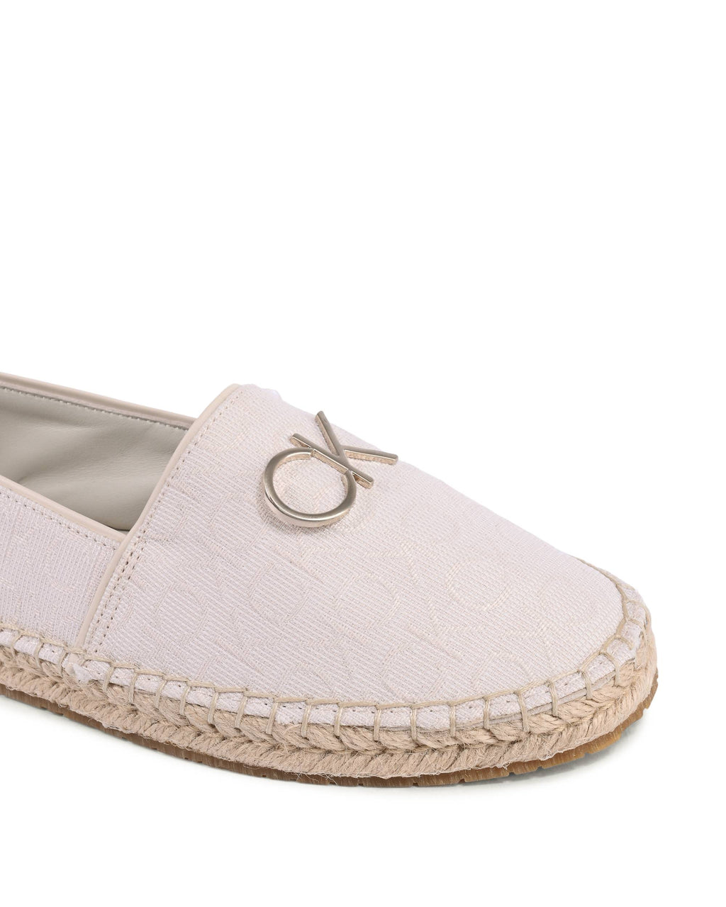 Espadrillas da donna Calvin Klein bianche HW0HW0145802R