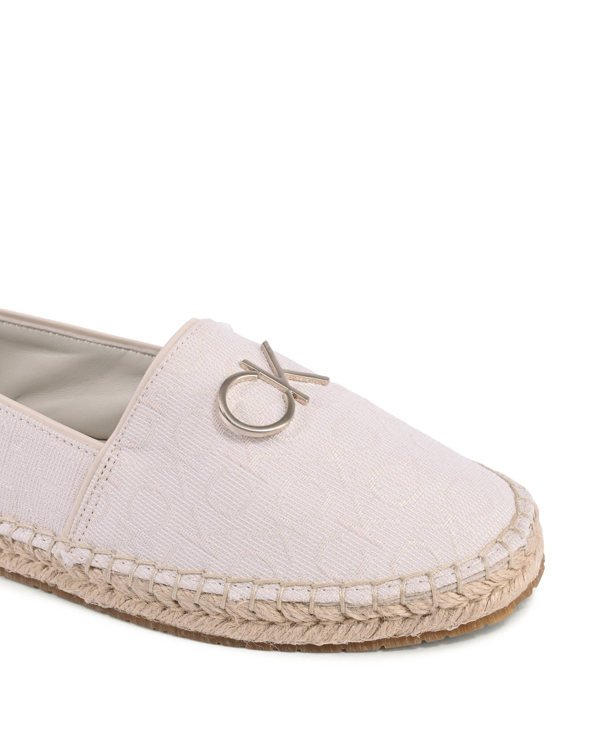 Espadrillas da donna Calvin Klein bianche HW0HW0145802R