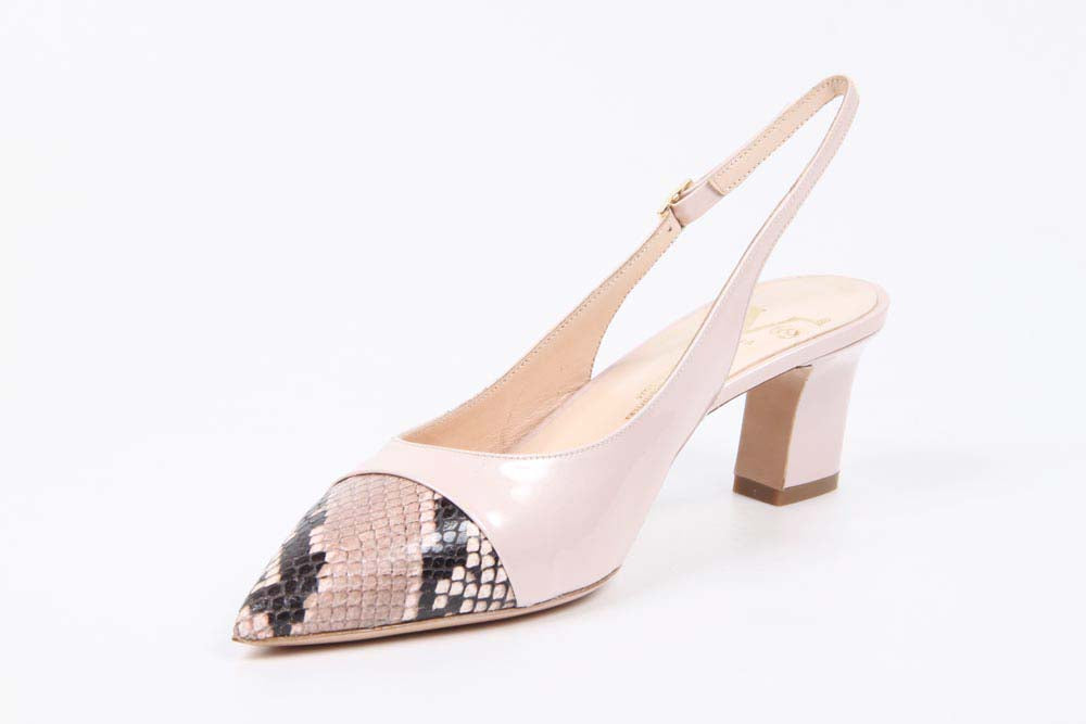 V 1969 Italia Womens Slingback Pump 5532-LID55 PE DIAMANTCIP STAMPATO DIAMANT CIPRIA