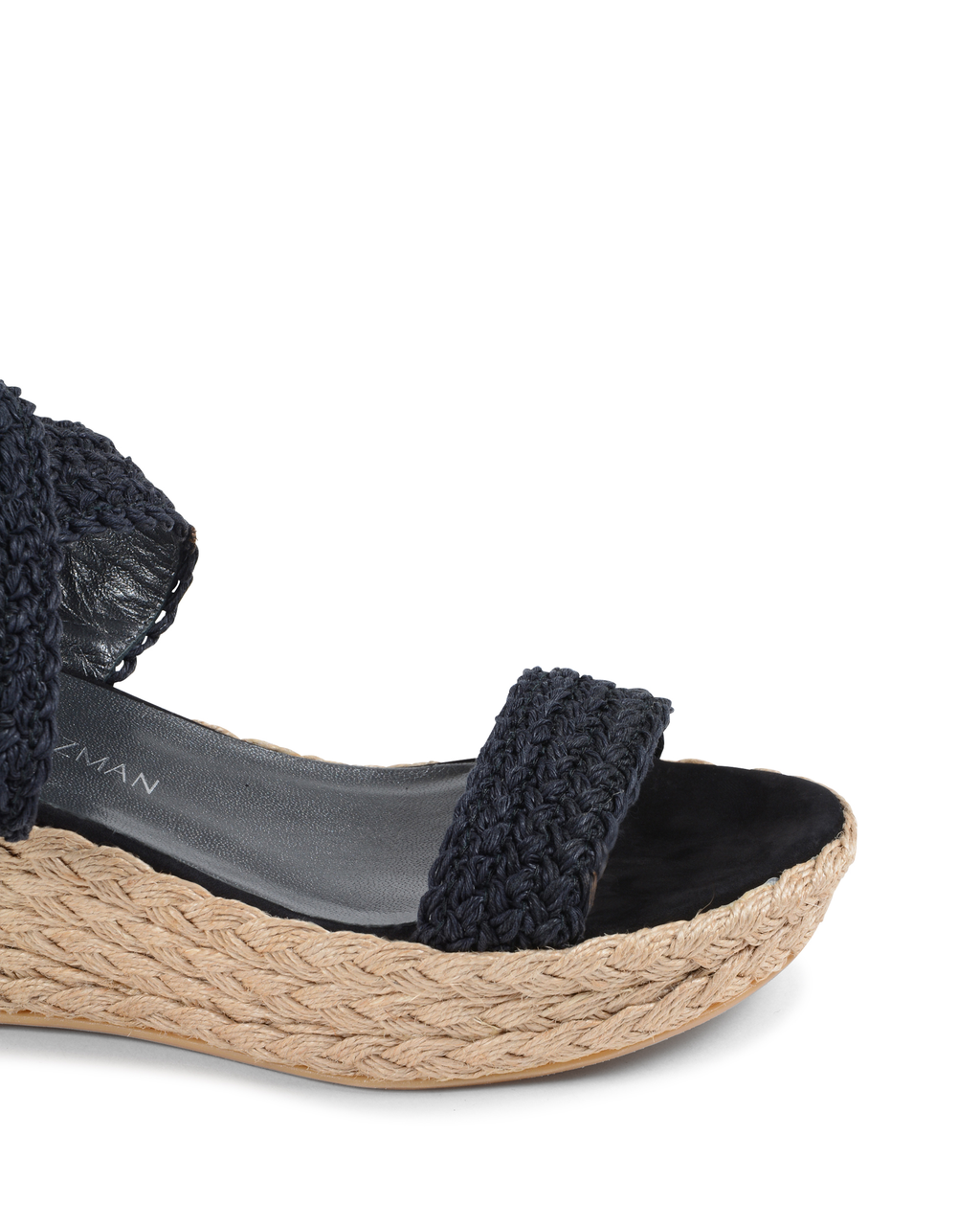 Sandalo con zeppa da donna Stuart Weitzman nero ALEXLO