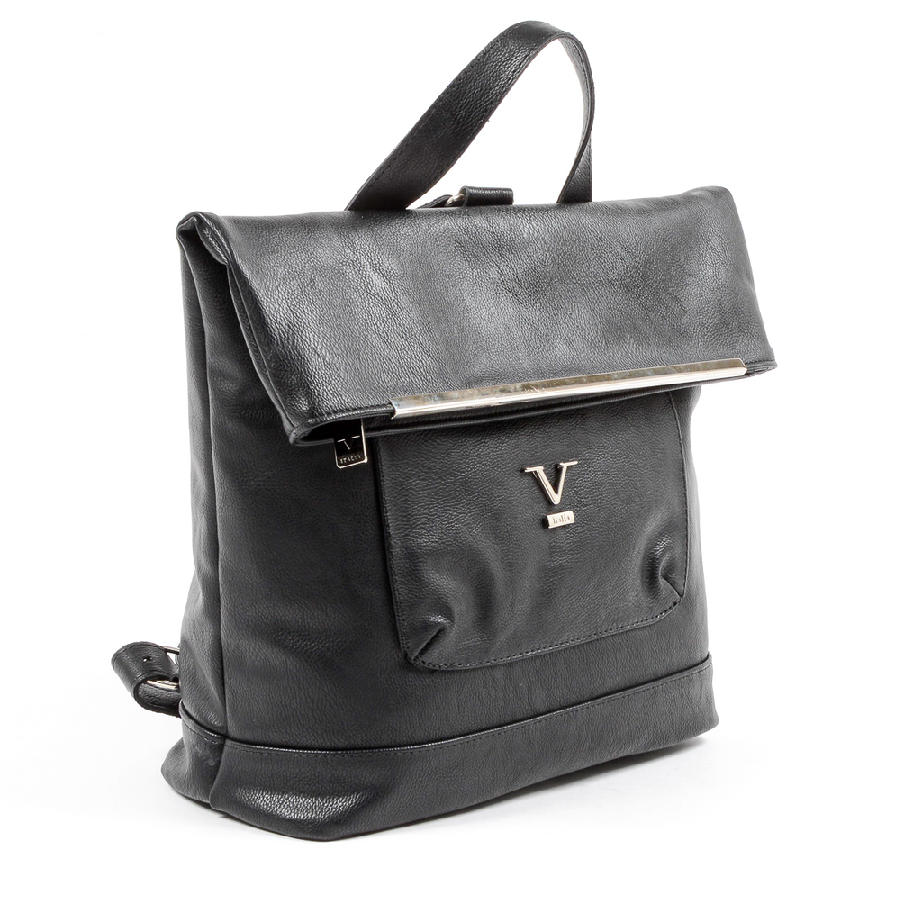 V 1969 Italia Borsa da donna nera STEFANY