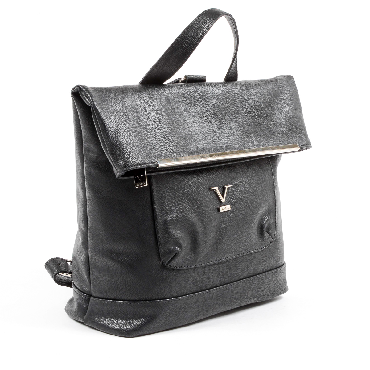 V 1969 Italia Borsa da donna nera STEFANY