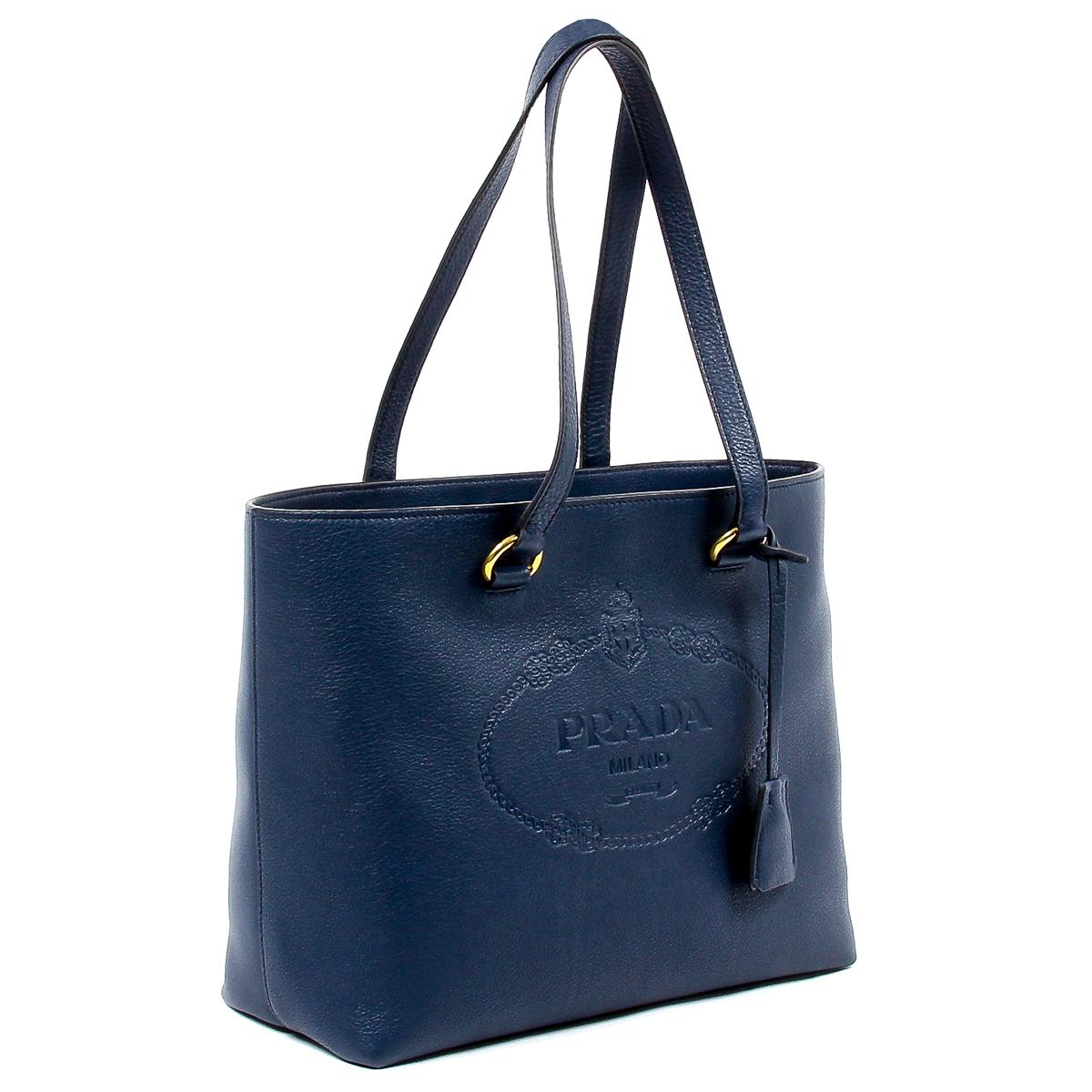 Borsa a mano Prada da donna 1BG100 UWL F0216 BALTICO VIT DAINO