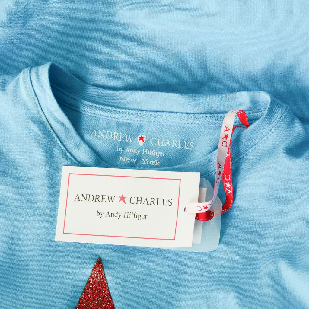 Andrew Charles By Andy Hilfiger T-shirt da donna TS501 03 1002 TARANA AZURE S8