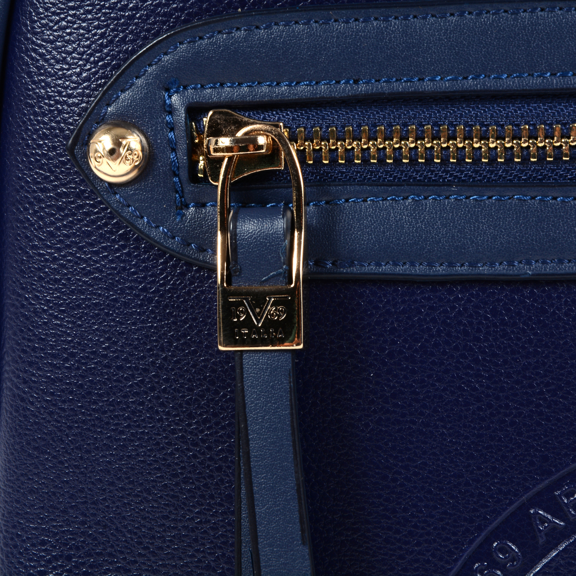 V 1969 Italia Zaino da donna blu scuro SANTORINI