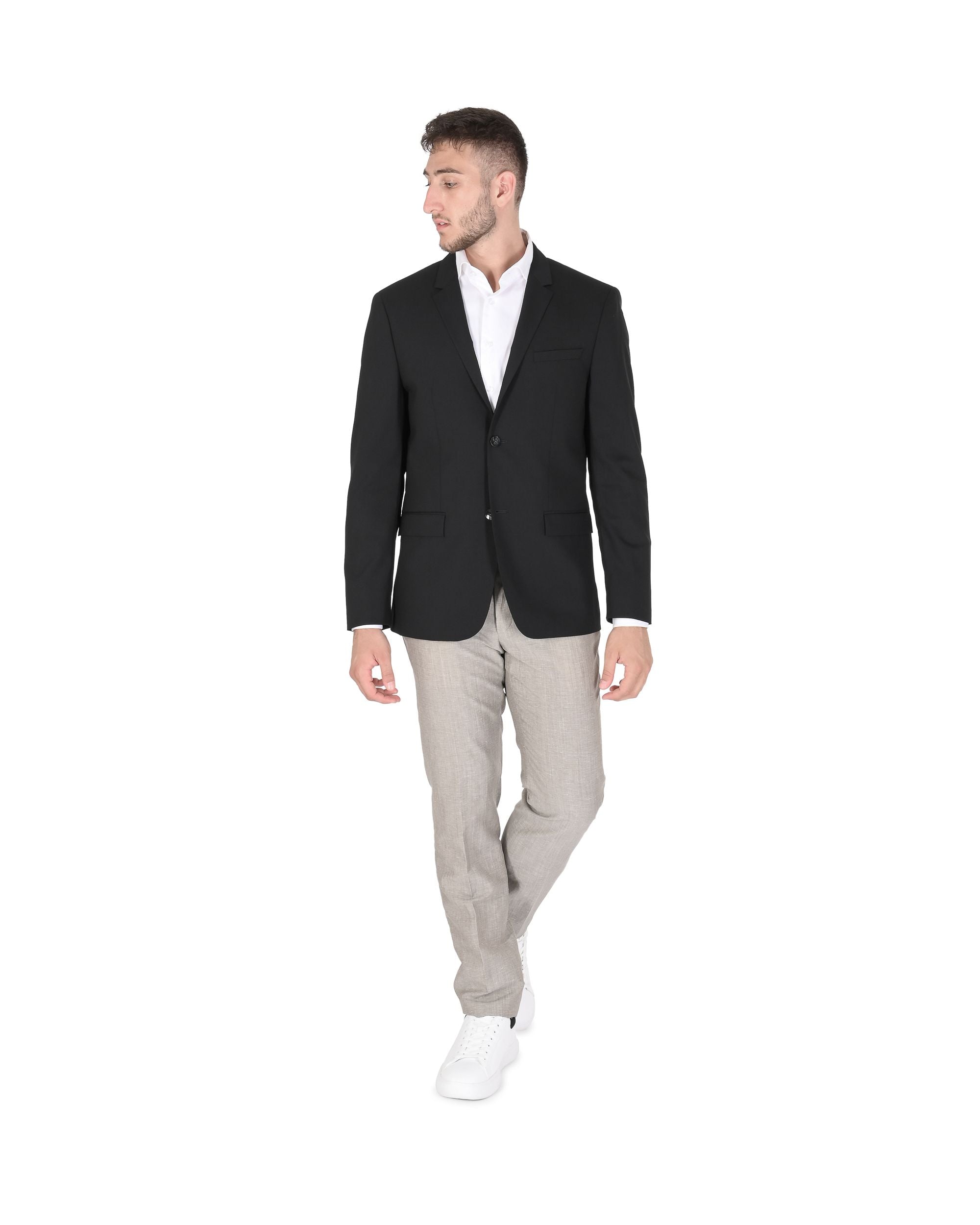 Calvin Klein Blazer da uomo nero K10K100807013