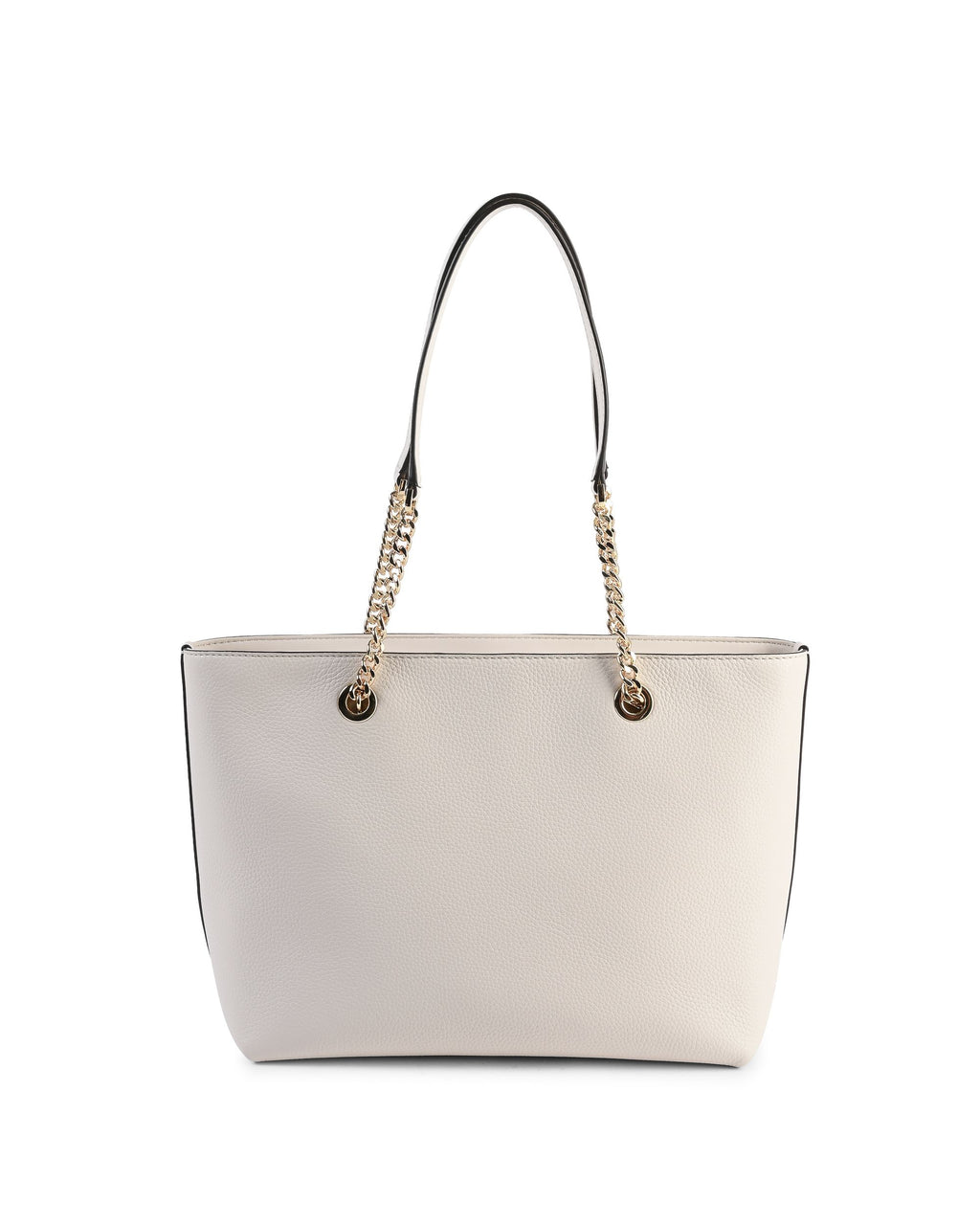 Borsa tote con catena e cerniera frontale di medie dimensioni Michael Kors 35F2GTTT2L LT CREAM