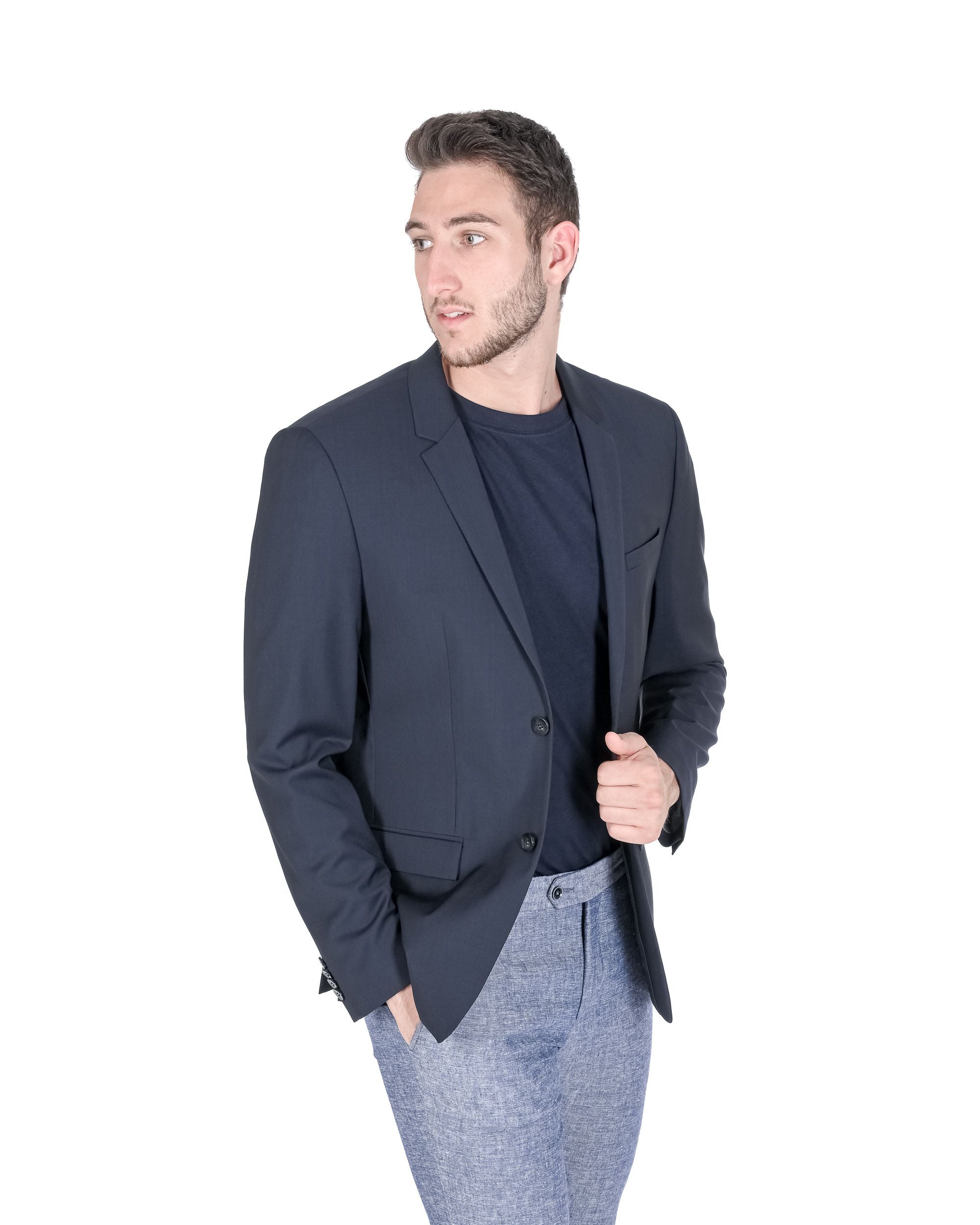 Calvin Klein Blazer da uomo blu K1EK101789478