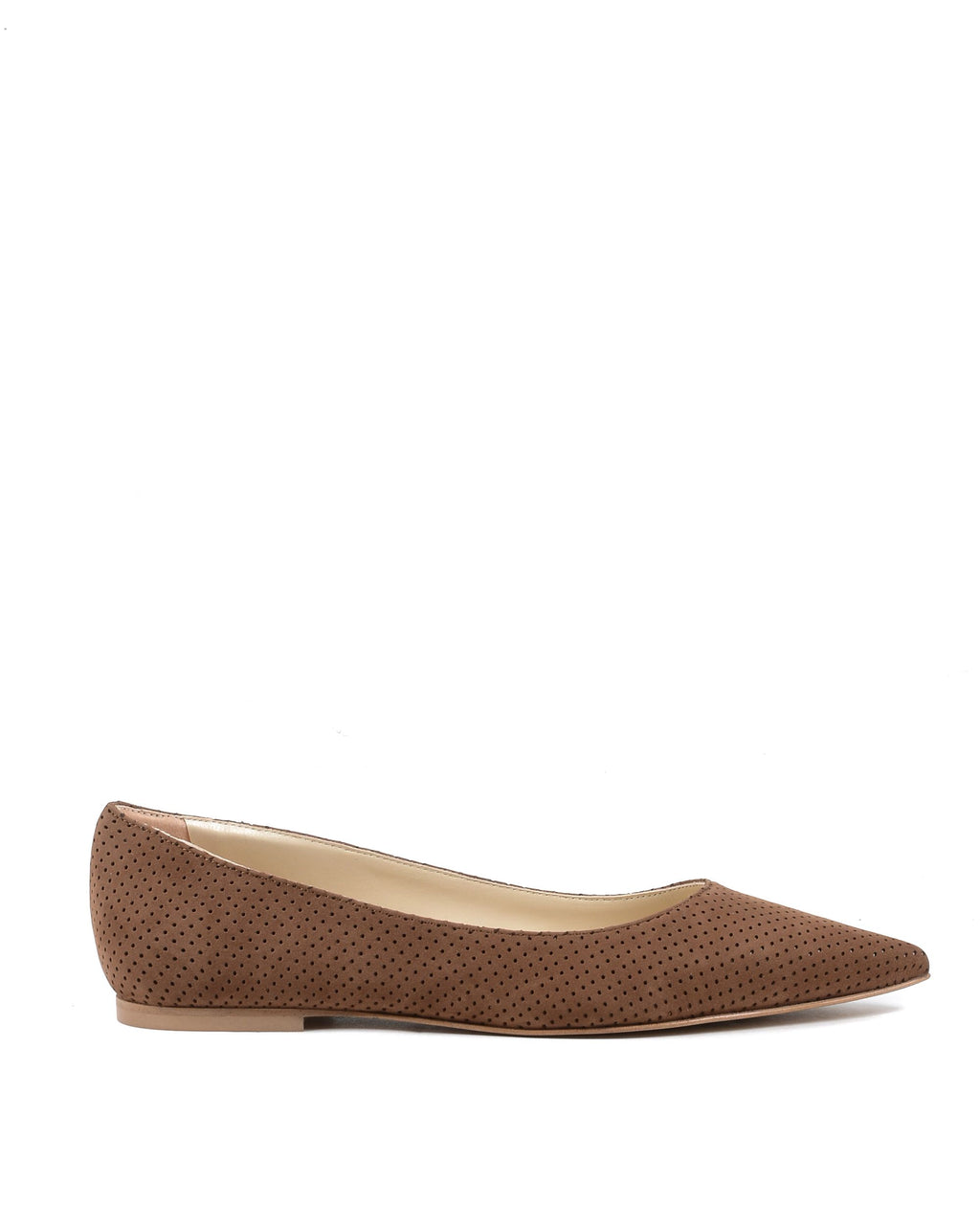 19V69 Italia Womens Ballerina Brown 4747 TRAF CAM MARRONE