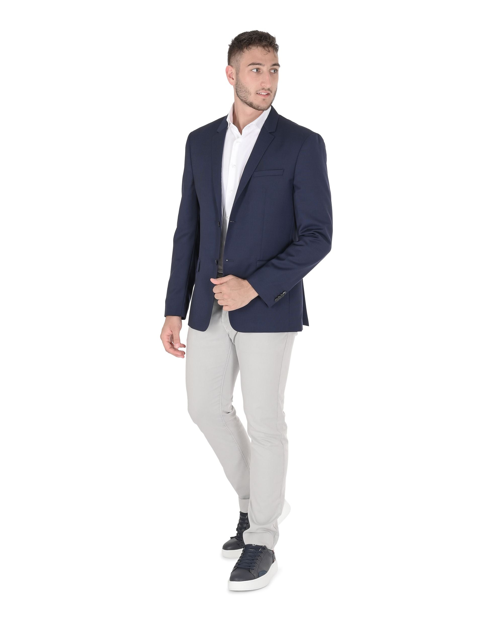 Calvin Klein Blazer da uomo blu K1IK101985478