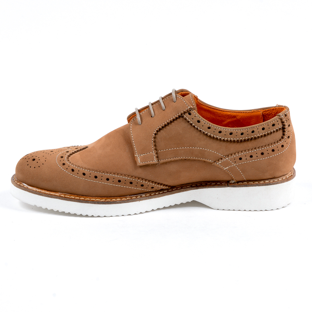 V 1969 Italia Scarpe Oxford Brogue da uomo Marrone PEDRO