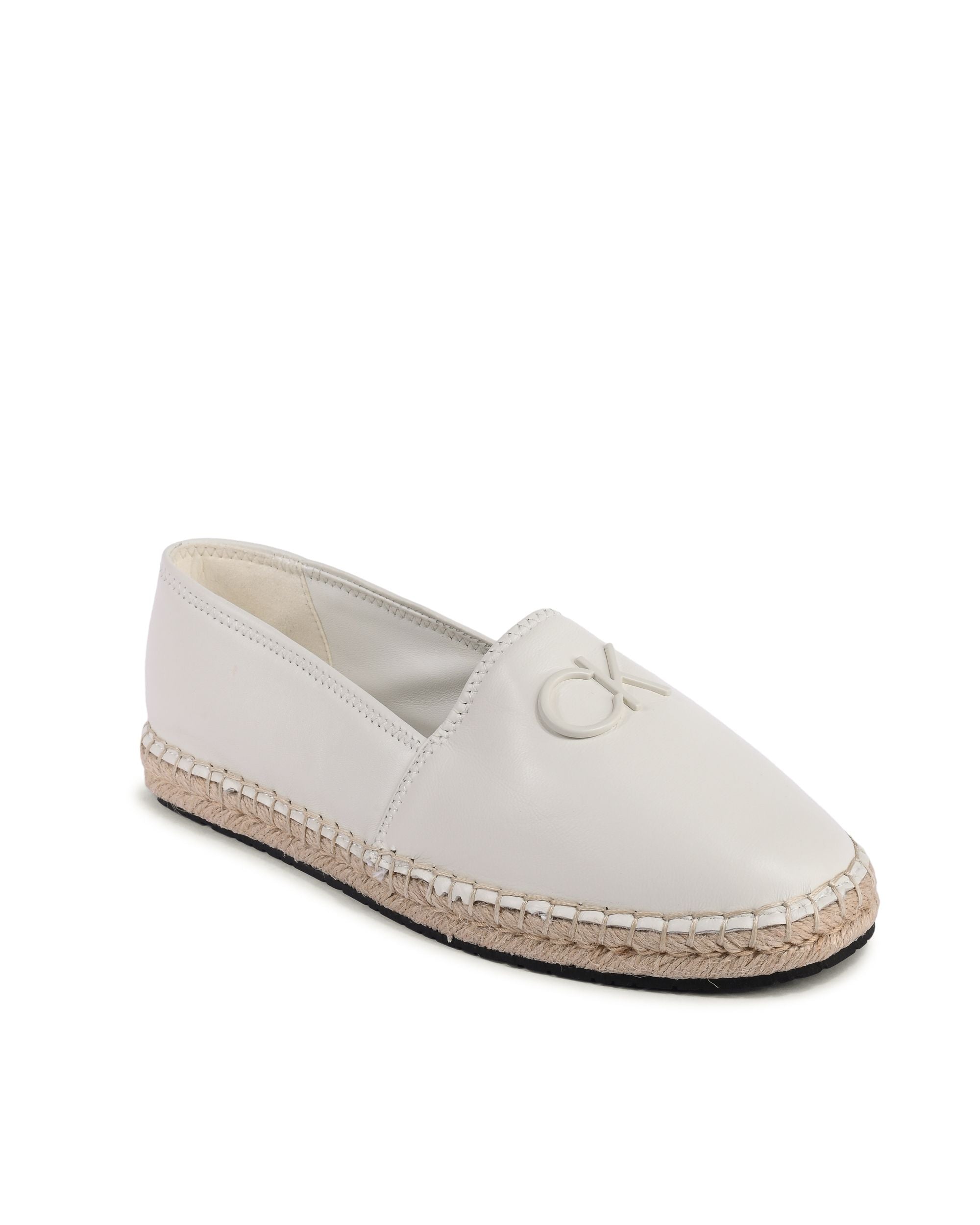 Espadrillas da donna Calvin Klein bianche HW0HW01457YBJ