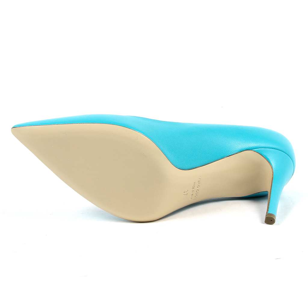 V 1969 Italia Donna Décolleté Azzurro Chiaro MINA