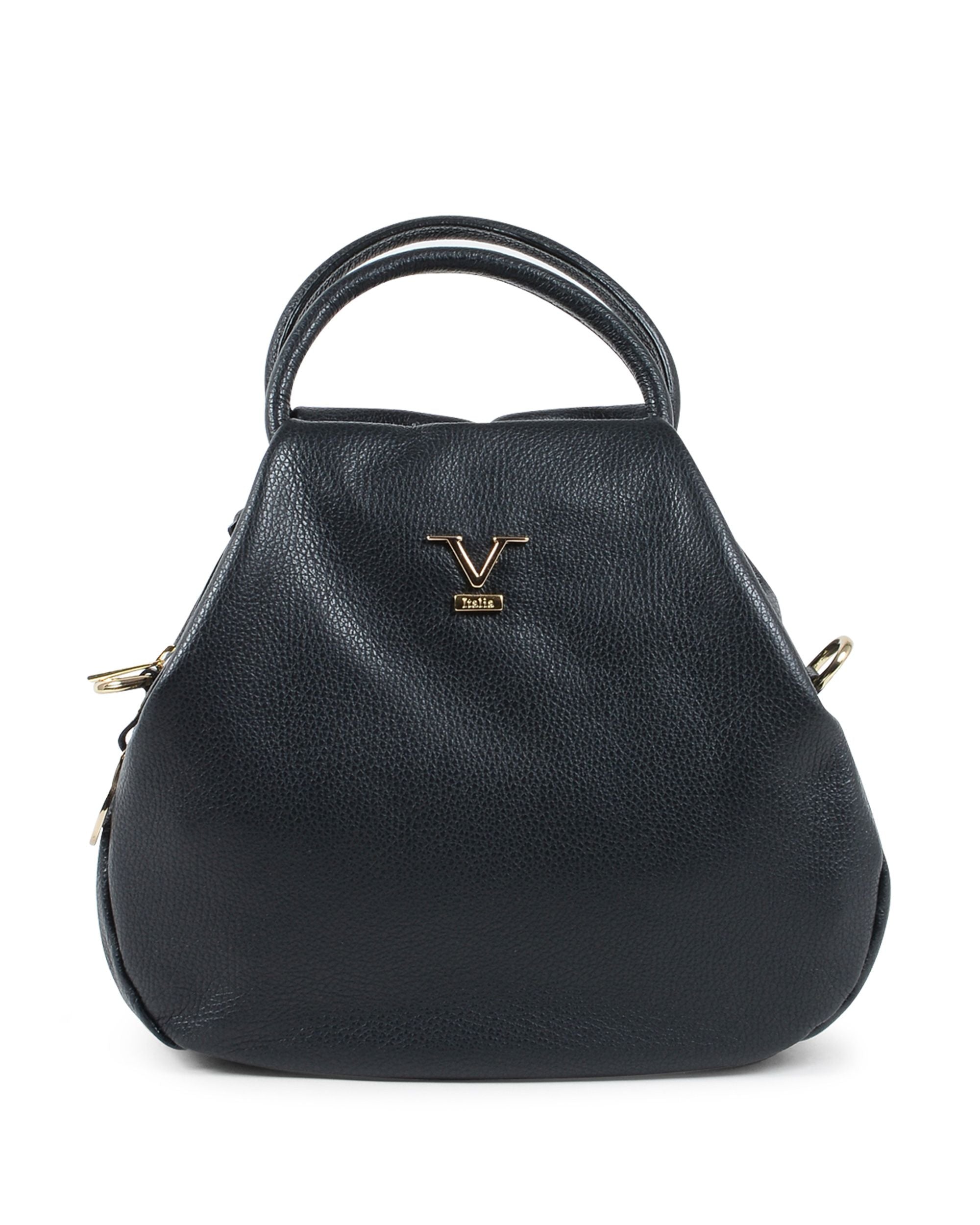 V Italia Borsa a mano da donna nera V10312 52 DOLLARO NERO