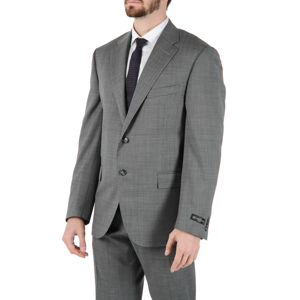 Abito da uomo Corneliani a maniche lunghe grigio Super 110's