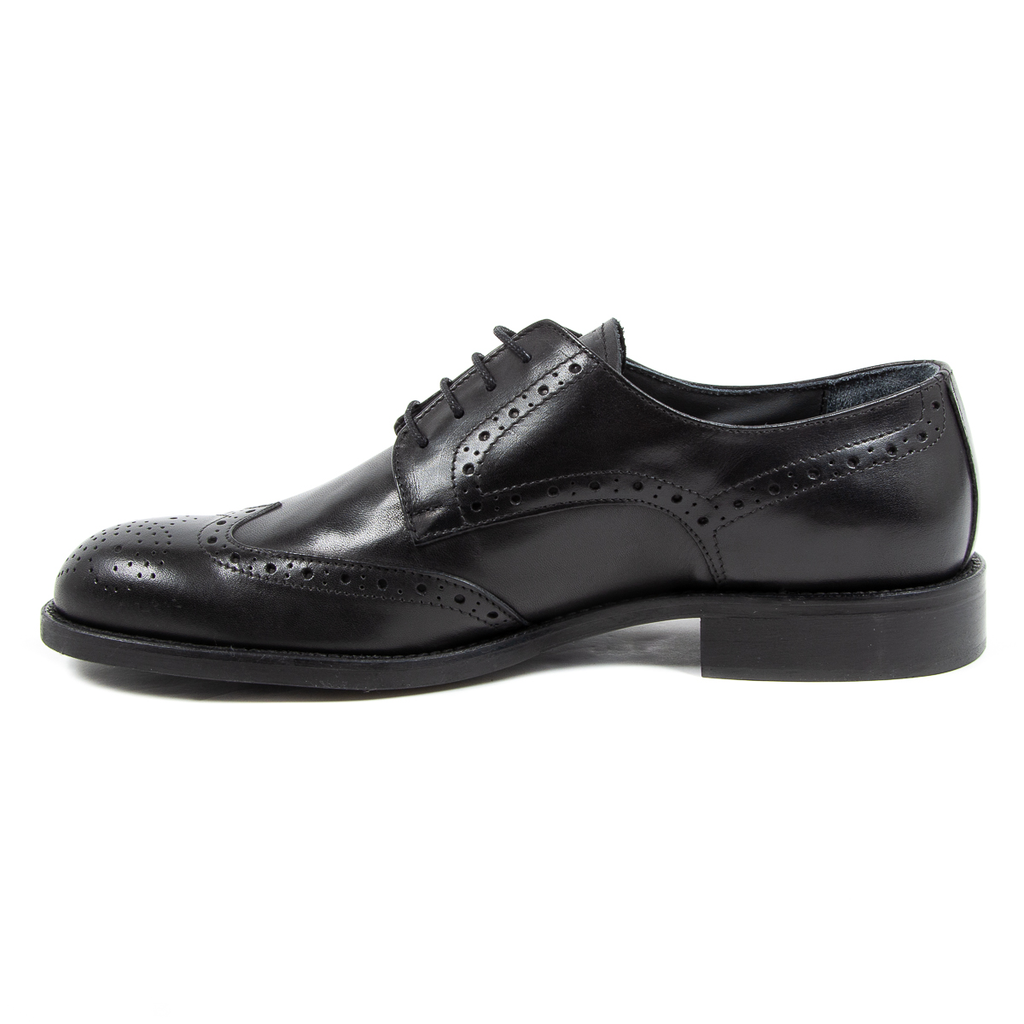 V 1969 Italia Scarpa Brogue da Uomo Nera VERNON