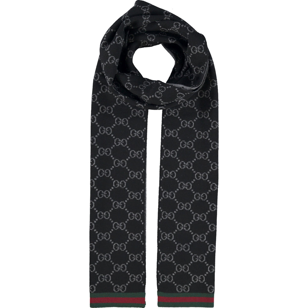 Gucci sciarpa uomo 23x180 nera