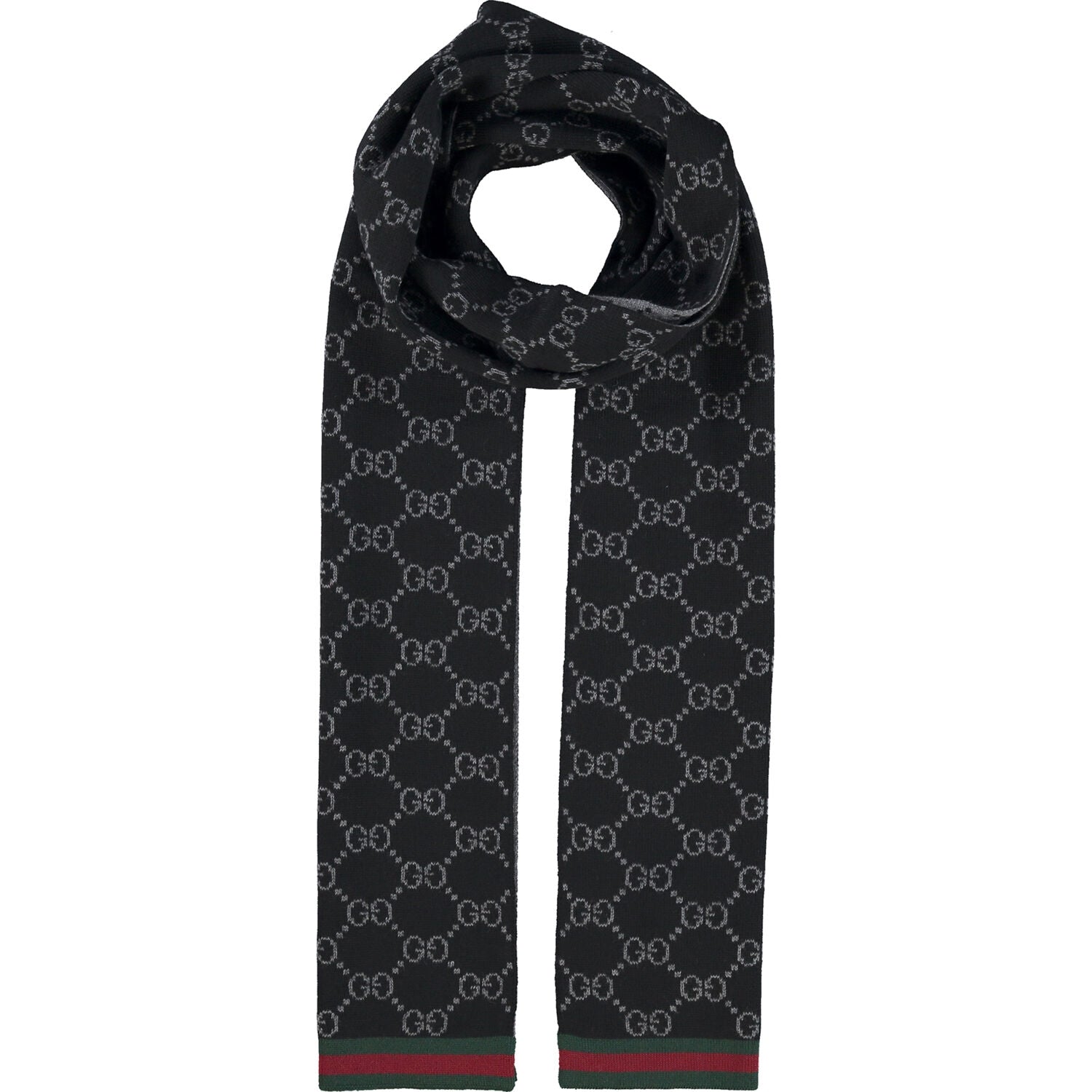 Gucci sciarpa uomo 23x180 nera