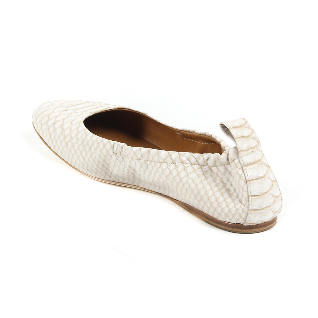 V 1969 Italia Ballerina da donna GEMI01 PITONE STAMPATO BEIGE