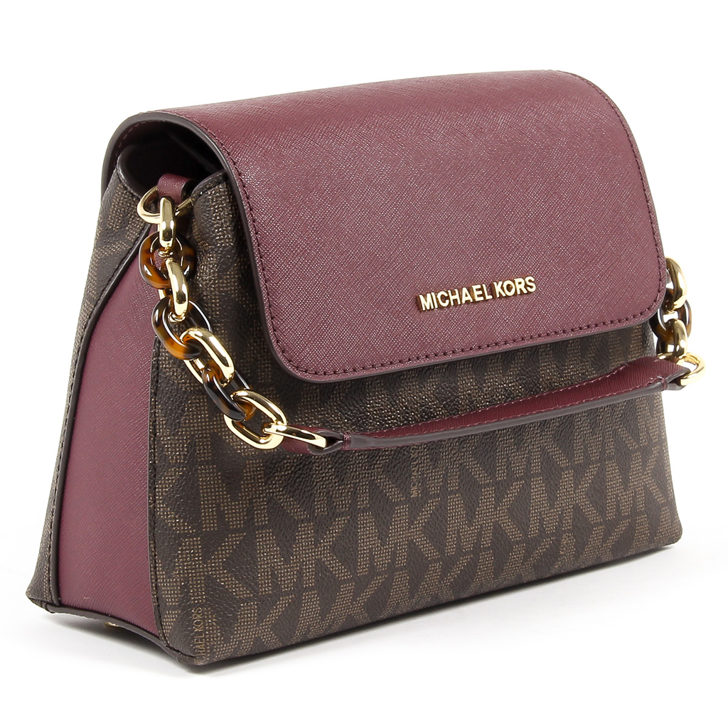 Borsa a mano da donna Michael Kors PORTIA 35F7GPAL1B BRN PLUM