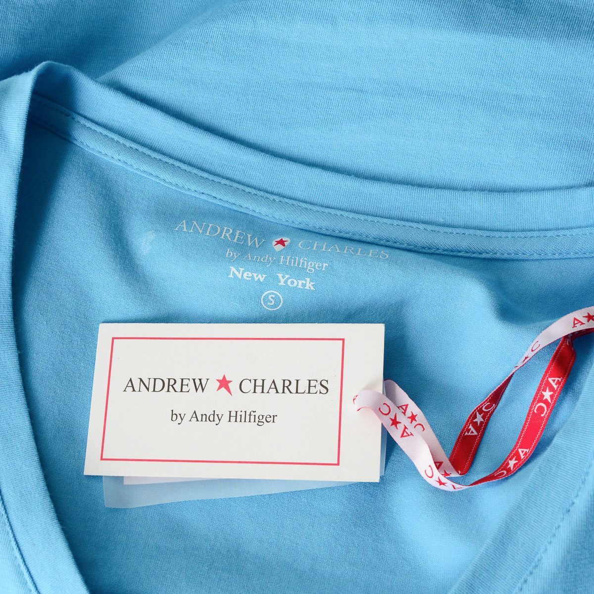 Andrew Charles By Andy Hilfiger T-shirt da donna TS550 03 1002 TAPIWA AZURE S8
