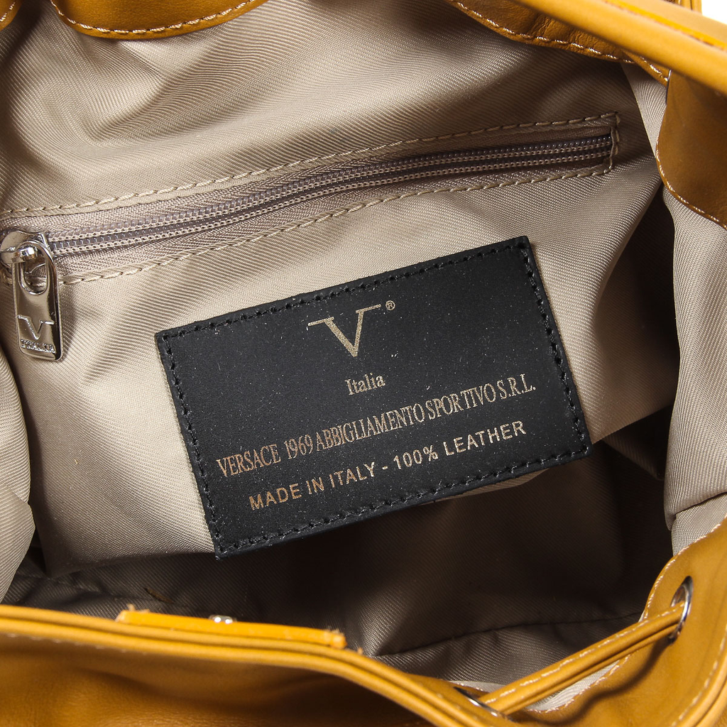 V 1969 Italia Borsa da donna V005-S SOFT SENAPE