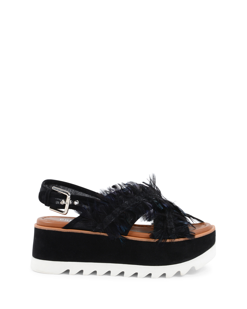 Sandalo con plateau da donna Premiata nero M4729 EGITTO NERO