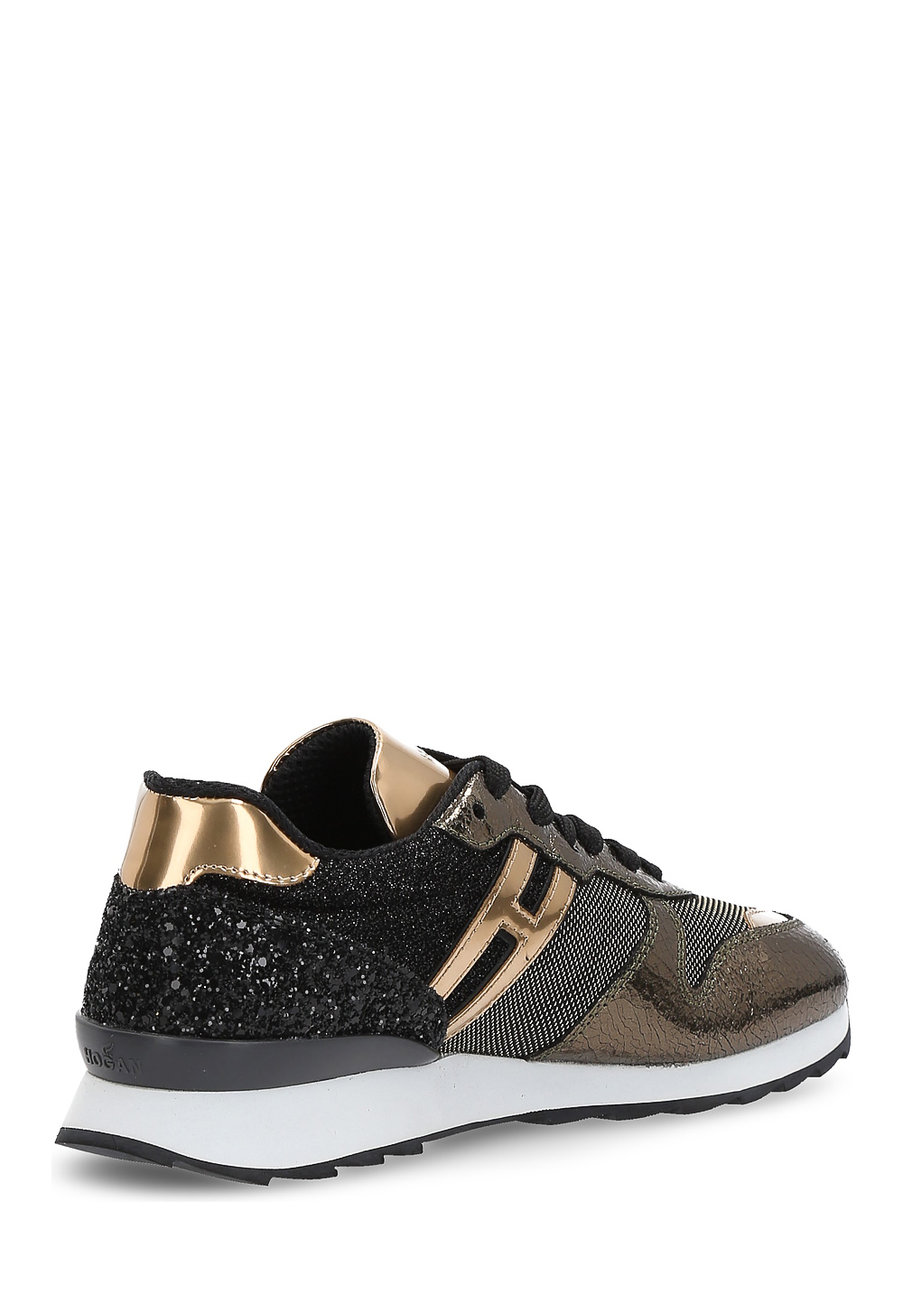 Hogan Sneaker Donna Nero Rebel HXW2610Y930HMR0L5J