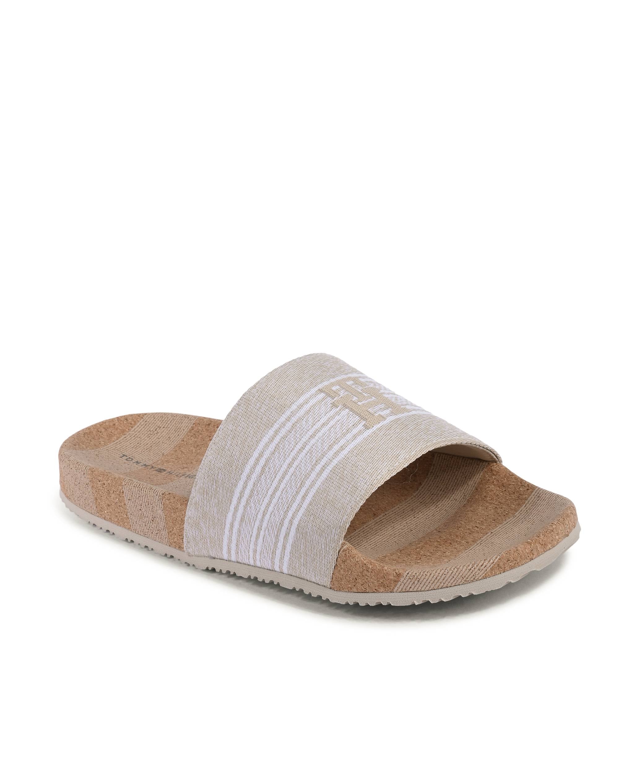 Tommy Hilfiger Ciabatte da donna color cachi FW0FW07259RBS
