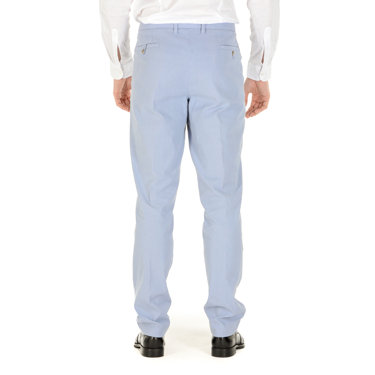 Corneliani Pantaloni Uomo Grigio Chiaro
